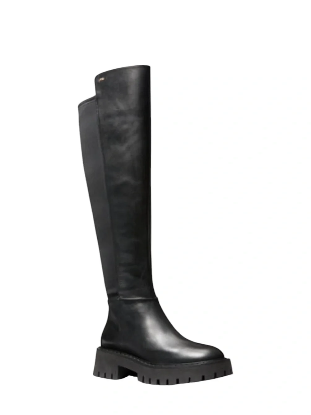 New Michael Kors Women’s Genuine Leather Asher Tall Boots Block Heel Fall Winter